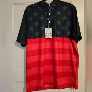 New USAG Polo Shirt sz medium